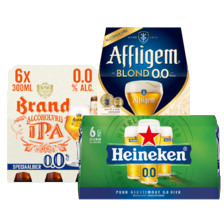 Affligem O.O%, Brand O.O%
of Heineken O.O%